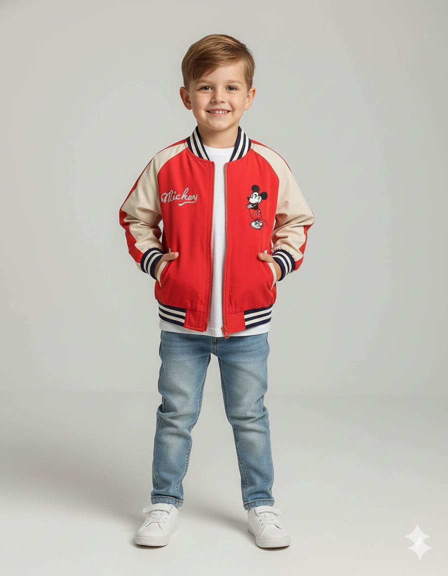 BEISBOLERA MICKEY ROJA