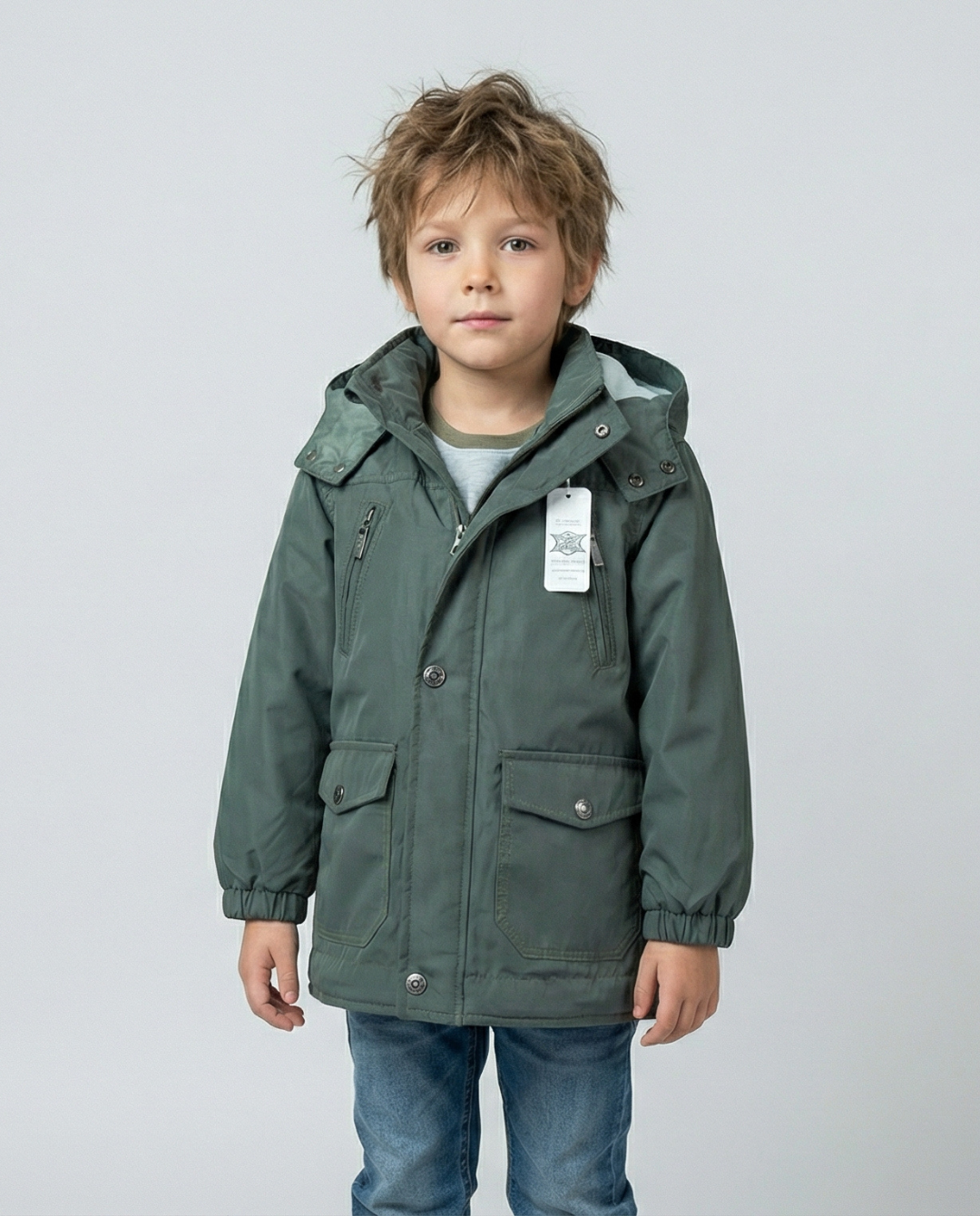 CHAQUETA IMPERMEABLE VERDE