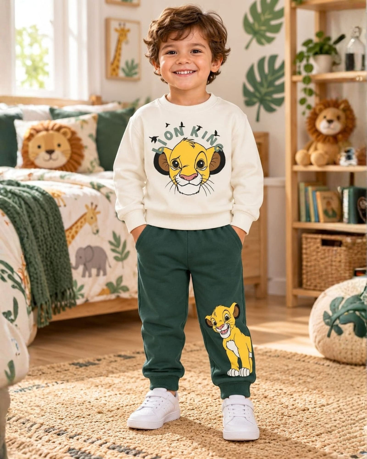 CONJUNTO SUDADERA REY LEON