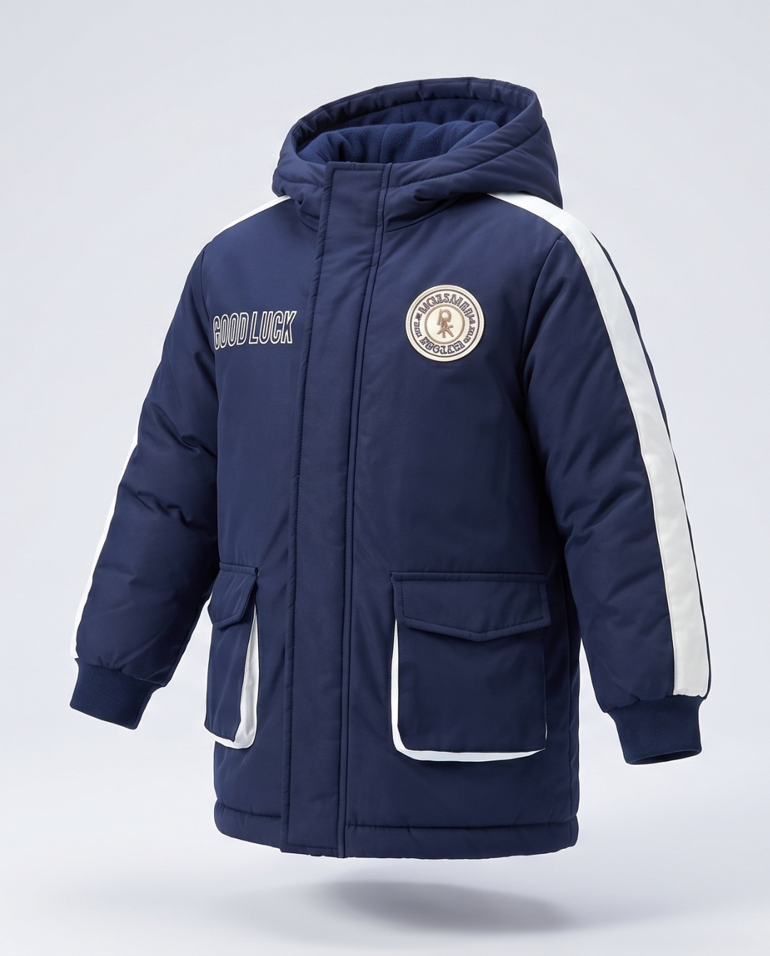 CHAQUETA IMPERMEABLE GOOD LUCK AZUL