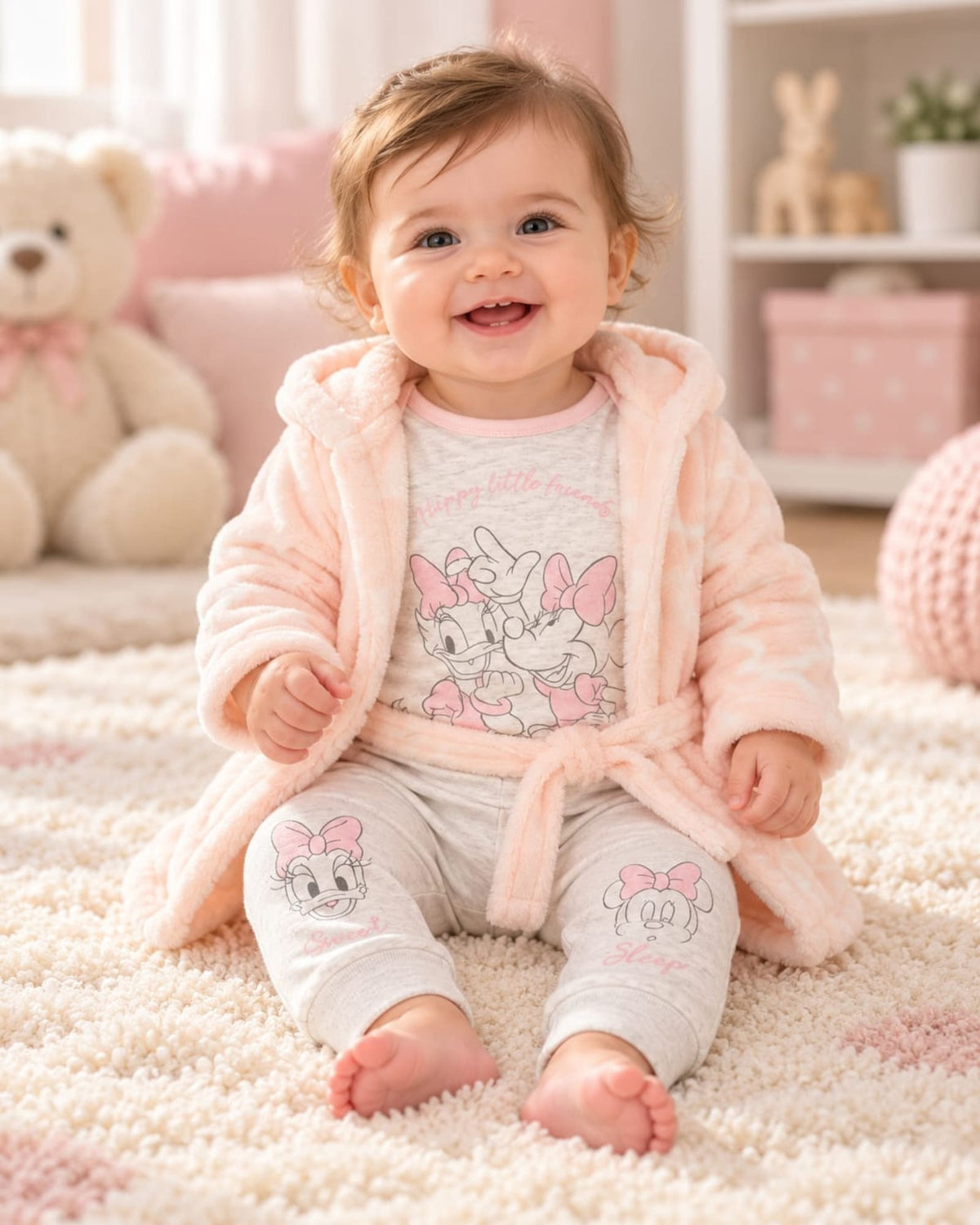 PIJAMA IMPORTADA 3 PIEZAS MINNIE MOUSE