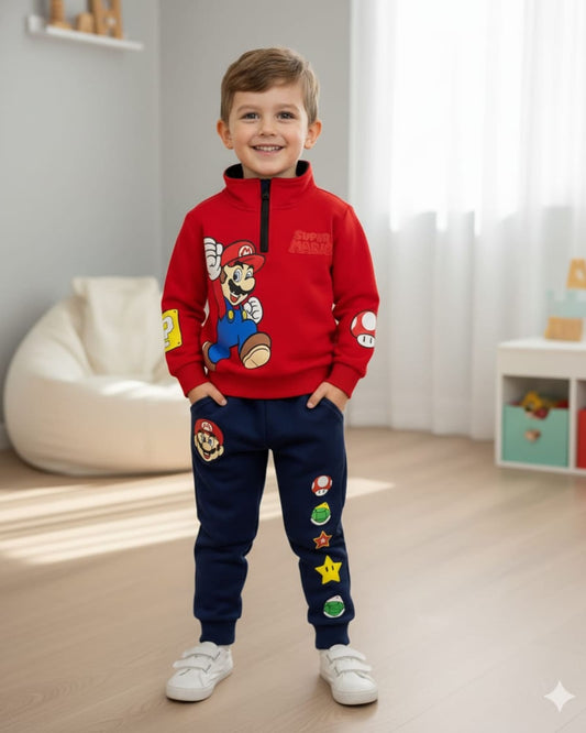 CONJUNTO SUDADERA MARIO BROS