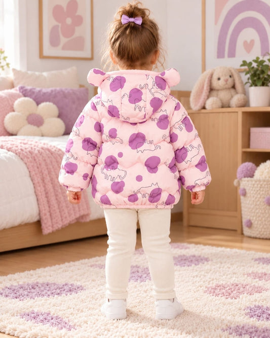 CHAQUETA ACOLCHADA GATICOS LILA