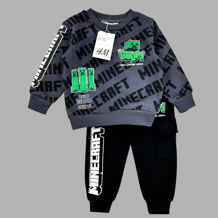 CONJUNTO SUDADERA MINECRAFT