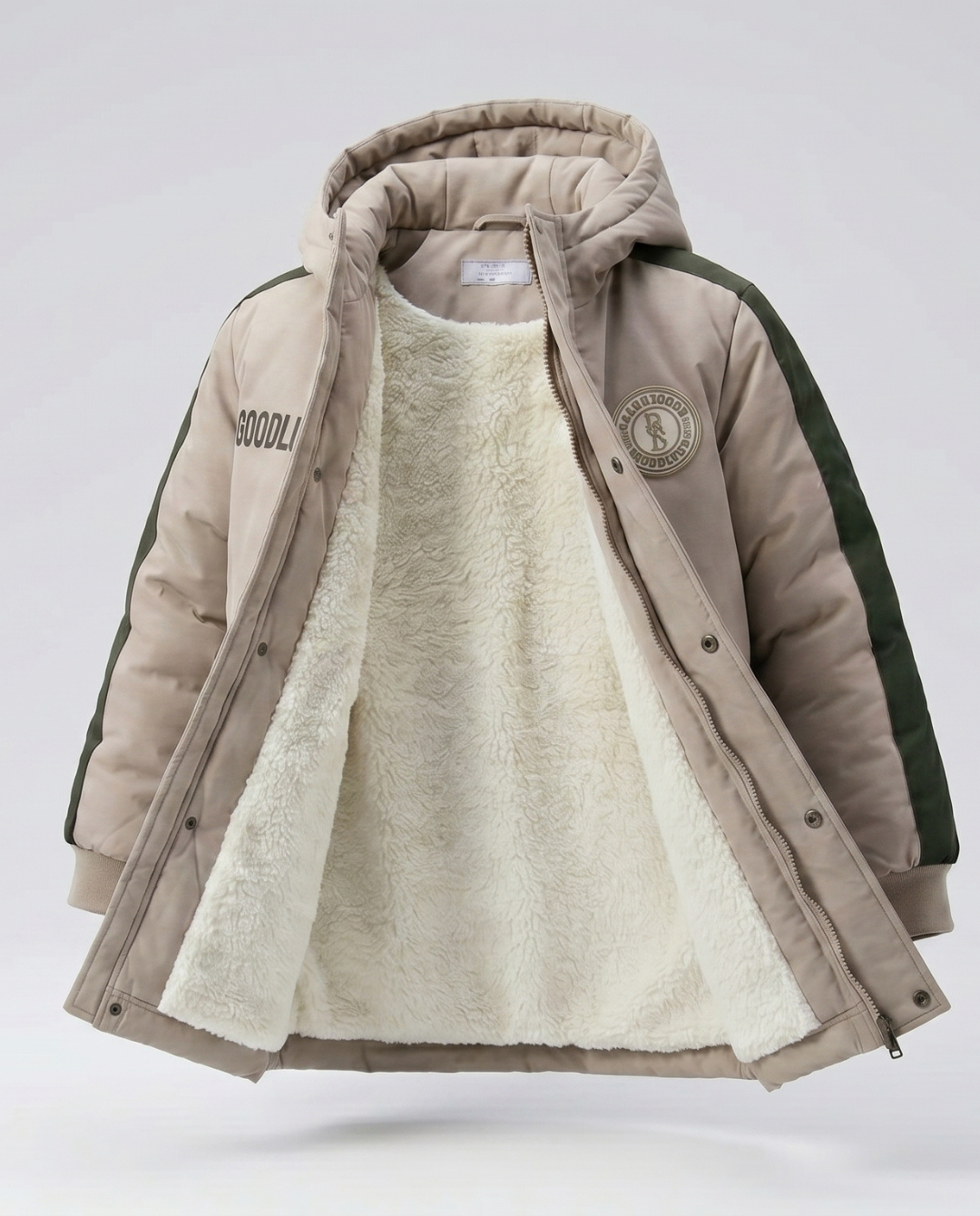 CHAQUETA IMPERMEABLE GOOD LUCK BEIGE