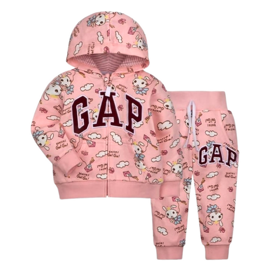 CONJUNTO IMPORTADO SUDADERA GAP CONEJITOS