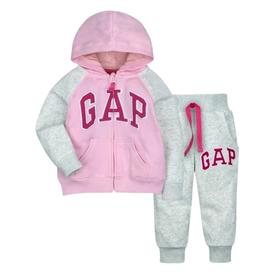 CONJUNTO IMPORTADO SUDADERA GAP ROSA
