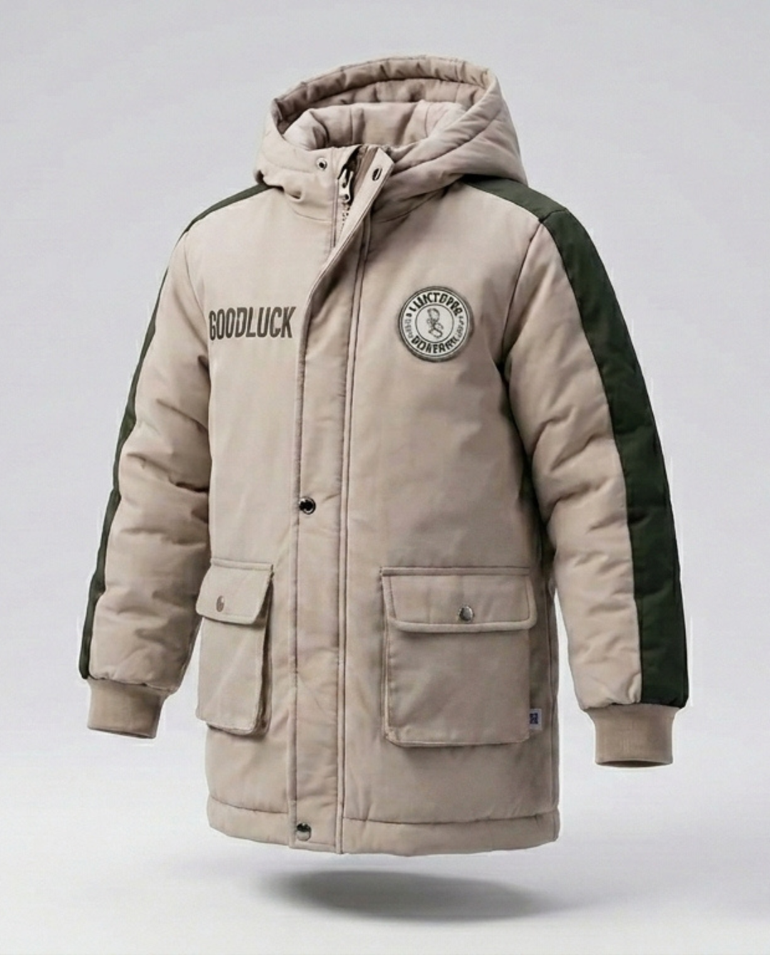 CHAQUETA IMPERMEABLE GOOD LUCK BEIGE