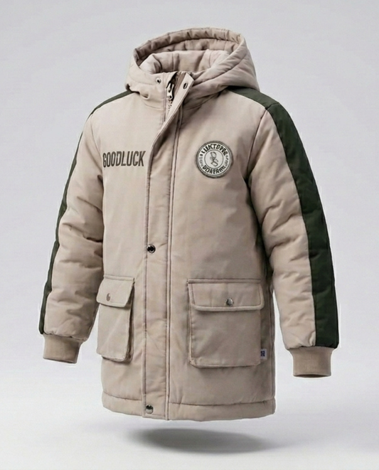 CHAQUETA IMPERMEABLE GOOD LUCK BEIGE