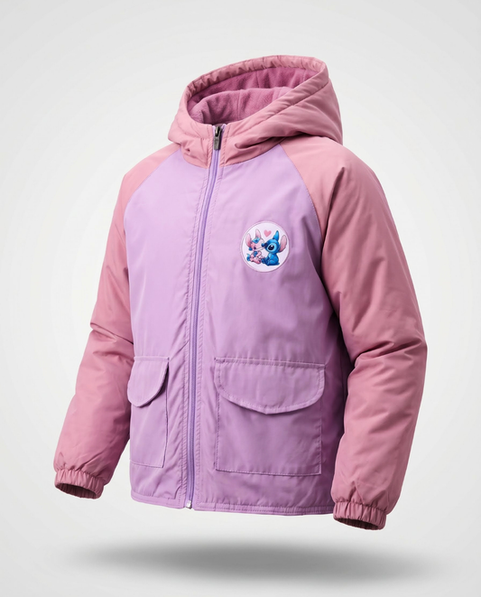 CHAQUETA IMPERMEABLE ANGELA Y STITCH
