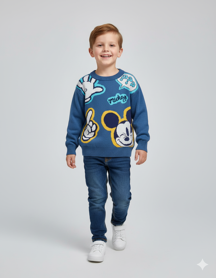 SACO IMPORTADO MICKEY MOUSE AZUL