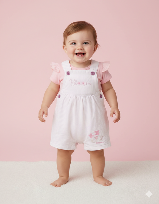 CONJUNTO 2 PIEZAS BLUSA + OVEROL BLOOM