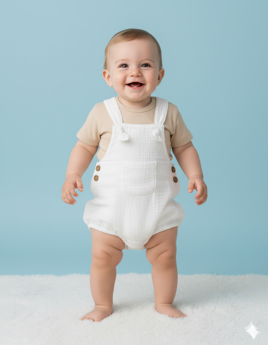 CONJUNTO UNISEX CAMISETA + ENTERIZO OVEROL PREMIUM