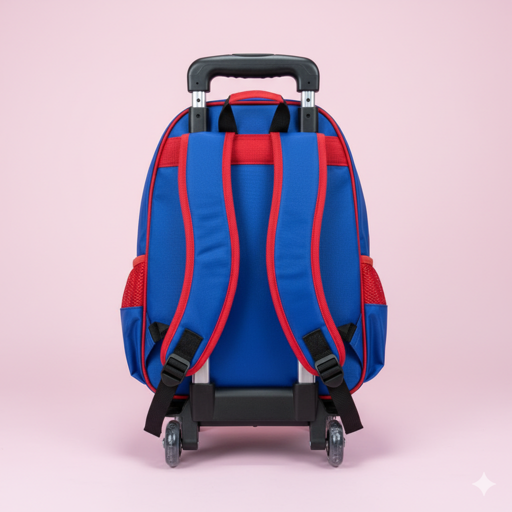 KIT X3 MALETA RUEDAS + CARTUCHERA + LONCHERA SONIC