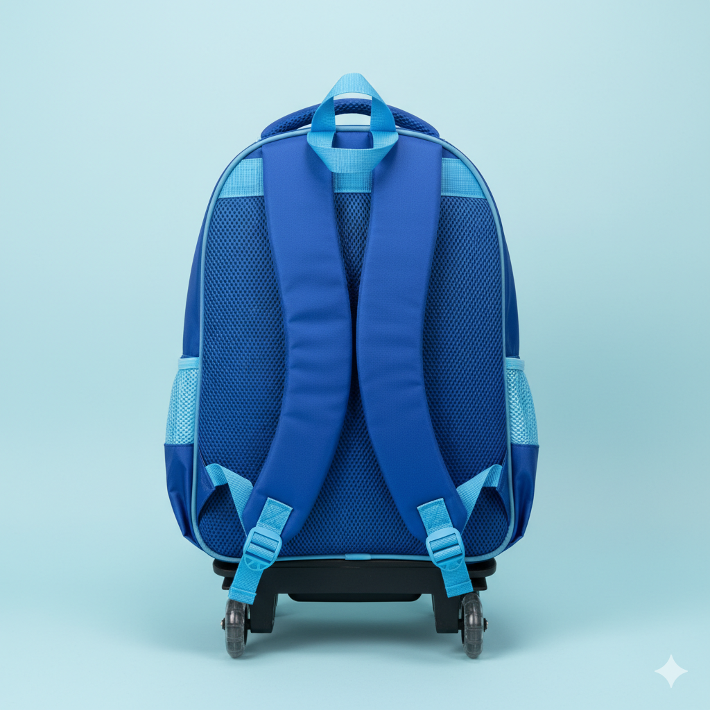 KIT X3 MALETA DOBLE RUEDAS + CARTUCHERA + LONCHERA PICACHU