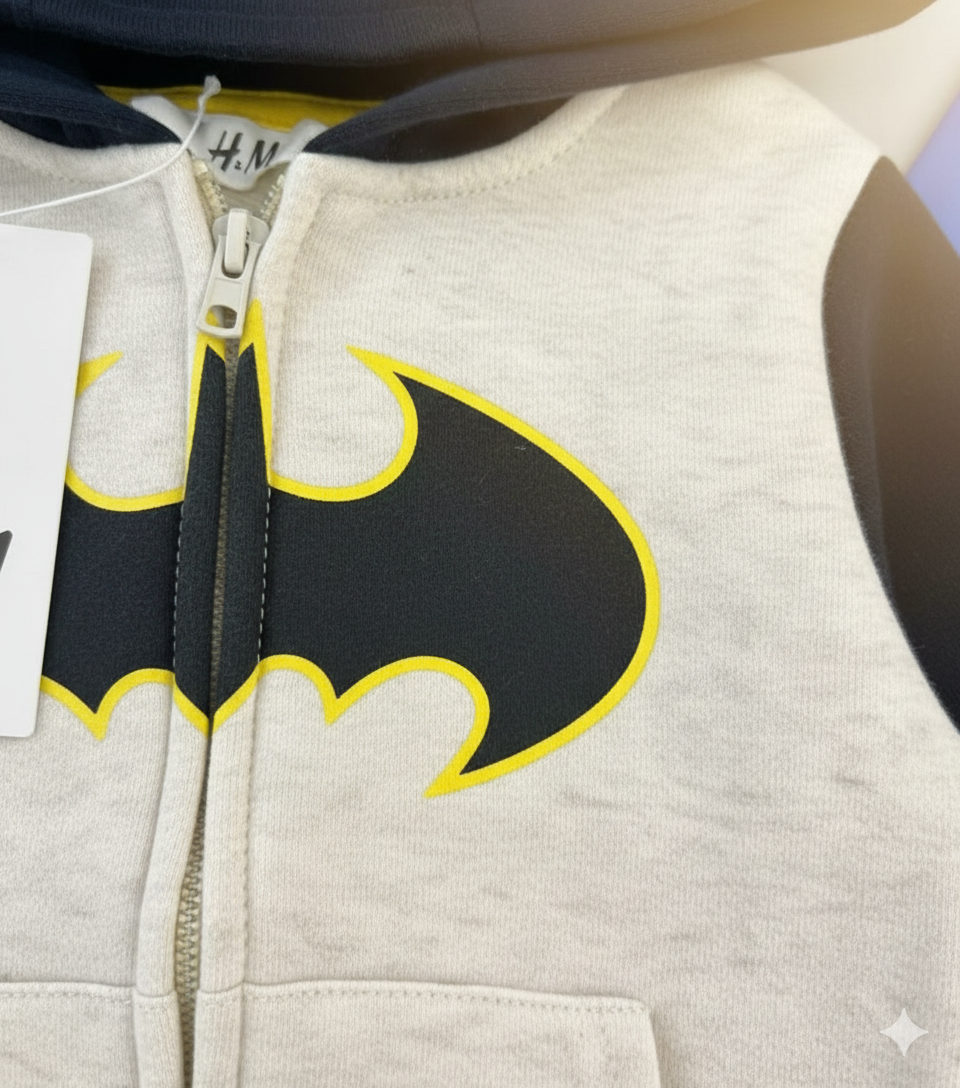 CONJUNTO SUDADERA BATMAN 3 PIEZAS