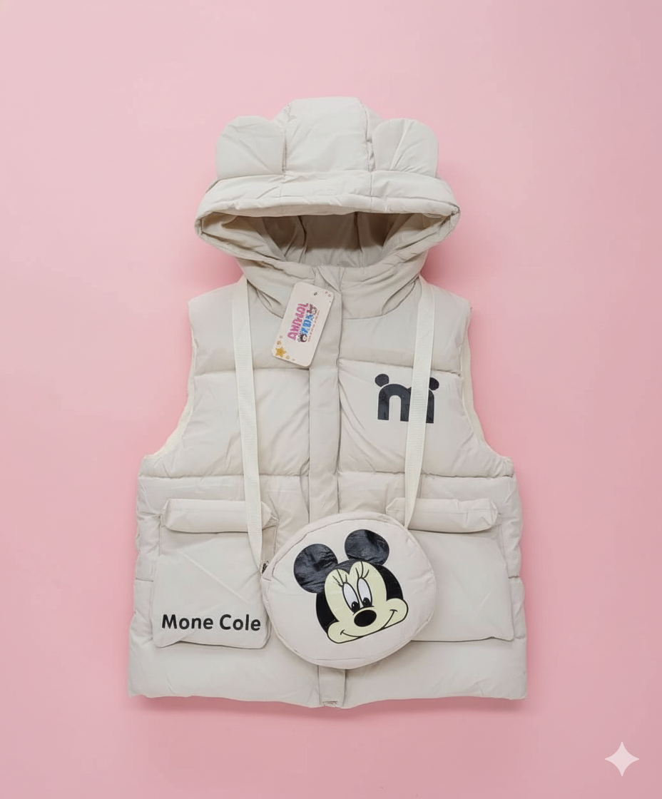 CHALECO IMPORTAD0 MINNIE GRIS