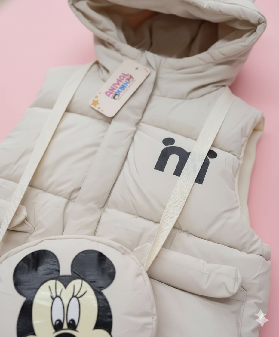 CHALECO IMPORTAD0 MINNIE GRIS