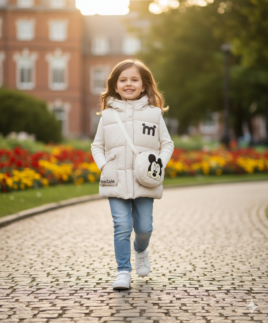 CHALECO IMPORTAD0 MINNIE GRIS