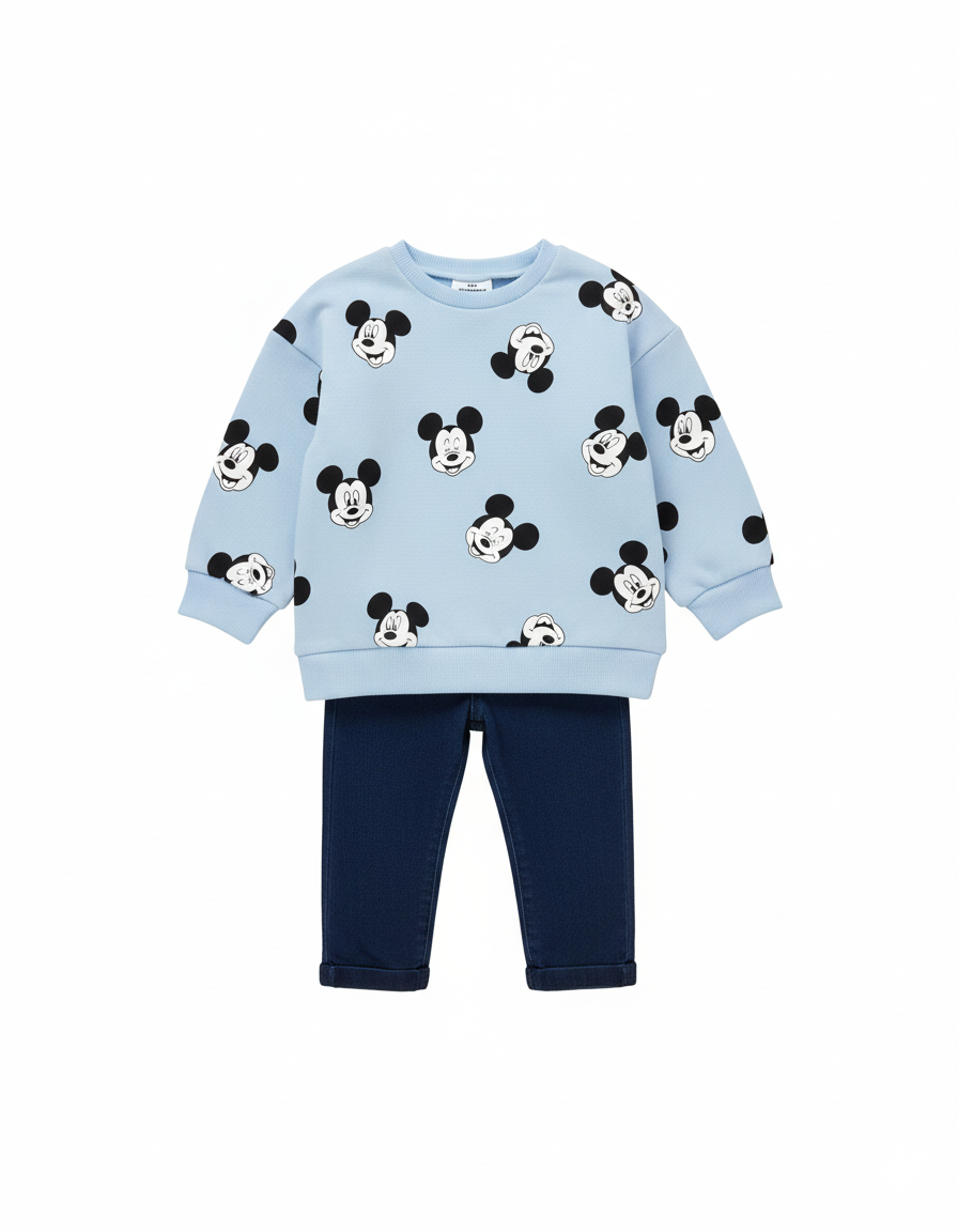 CONJUNTO IMPORTADO MICKEY 2 PIEZAS