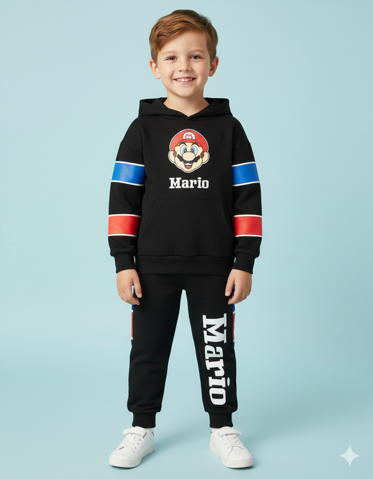 CONJUNTO SUDADERA MARIO NEGRA