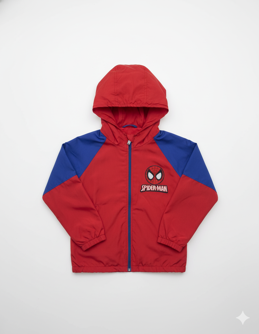 CHAQUETA IMPERMEABLE SPIDERMAN