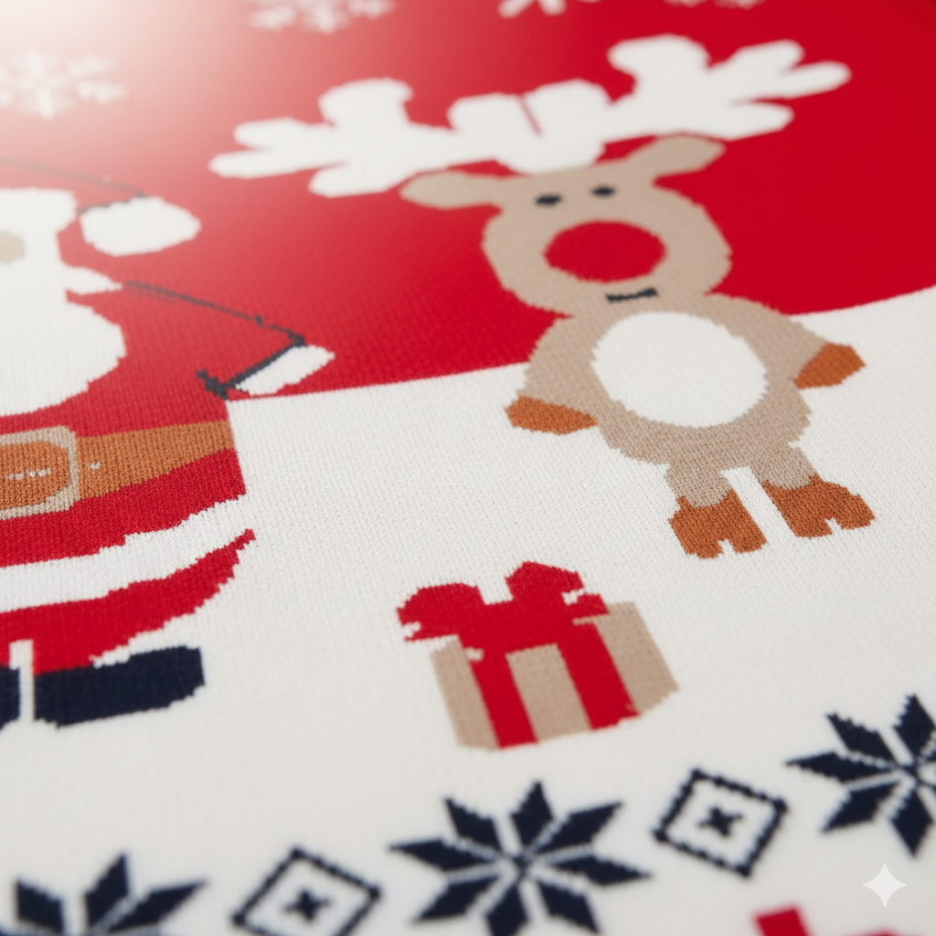 SACO NAVIDEÑO SANTA & RENO MERRY CHRYSTMAS