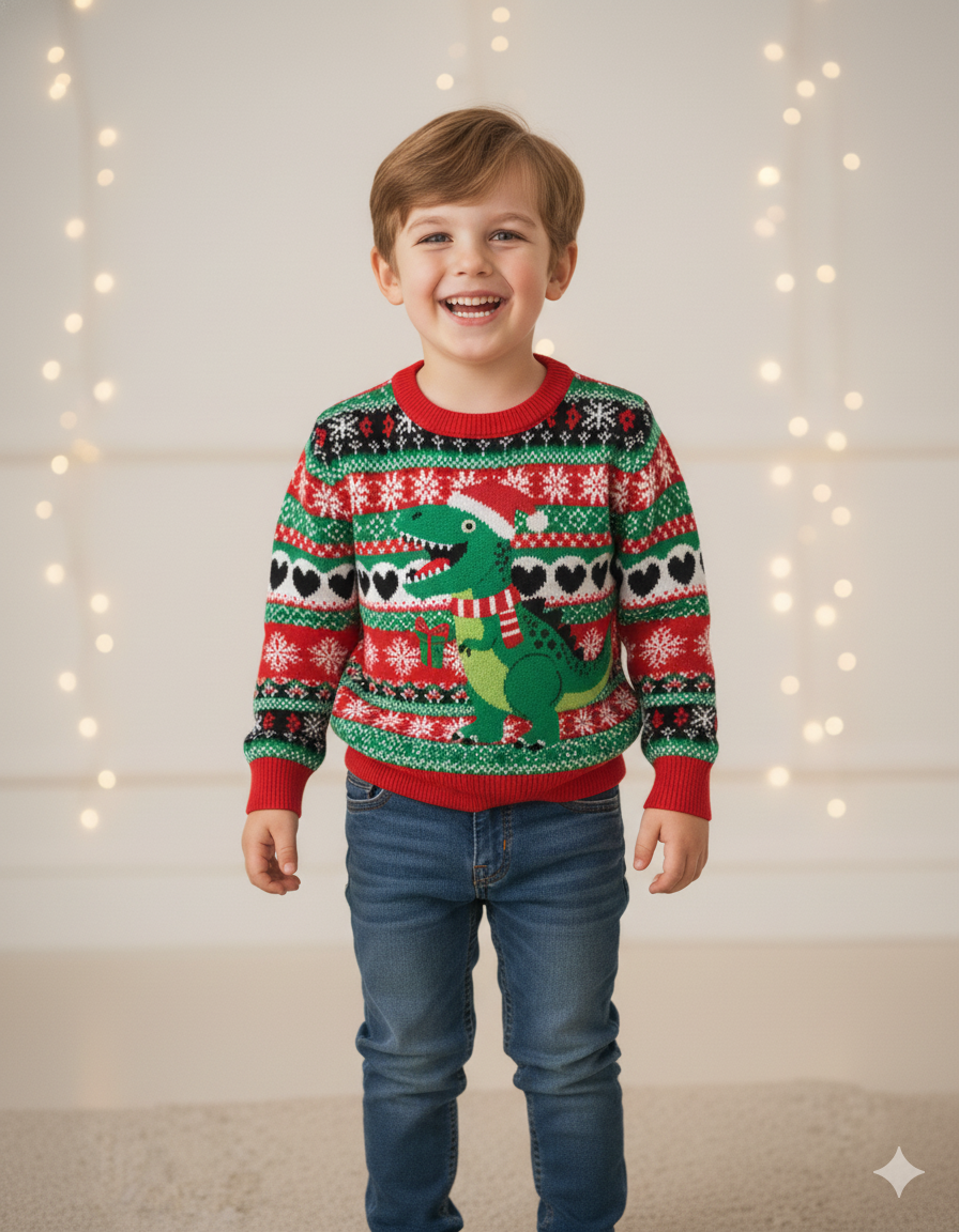 SACO NAVIDEÑO DINO EDICION FESTIVA