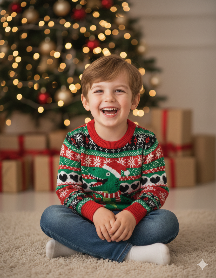 SACO NAVIDEÑO DINO EDICION FESTIVA