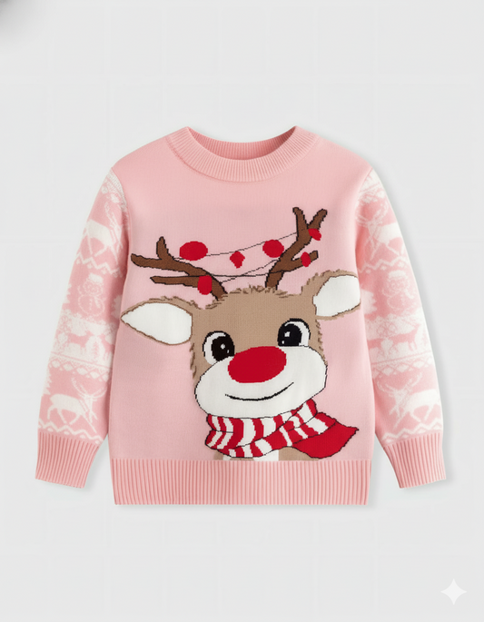 SACO NAVIDEÑO ROSADO RENO