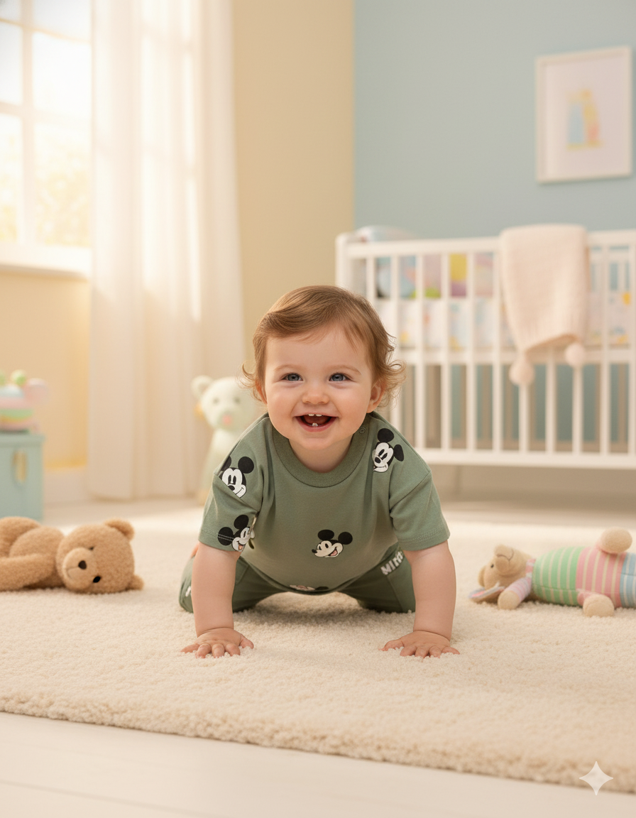 CONJUNTO IMPORTADO MICKEY VERDE