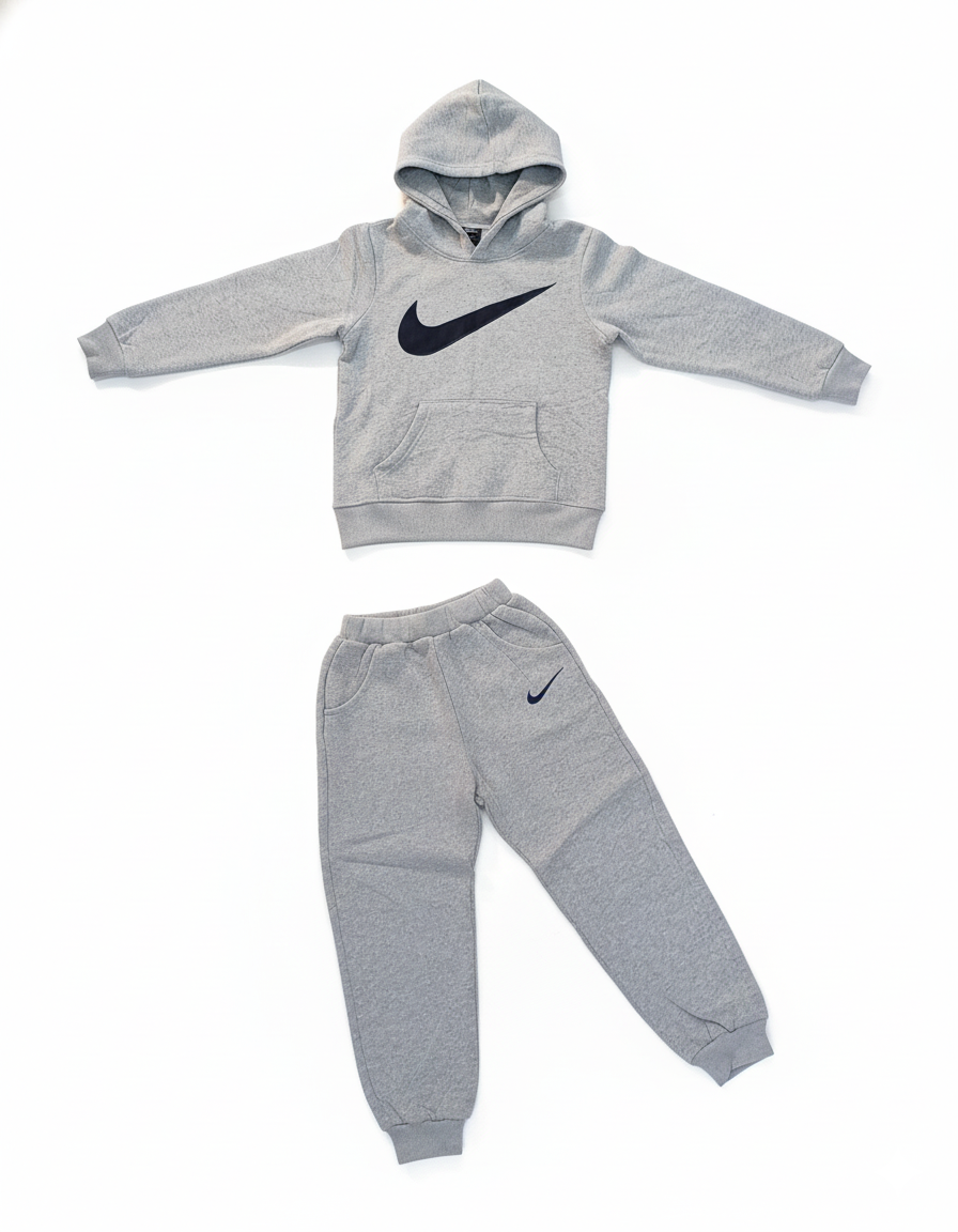 CONJUNTO SUDADERA NIKE GRIS
