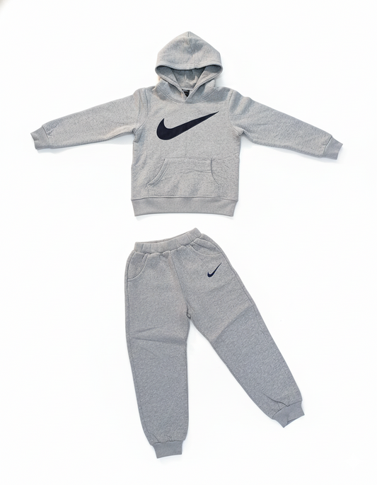 CONJUNTO SUDADERA NIKE GRIS