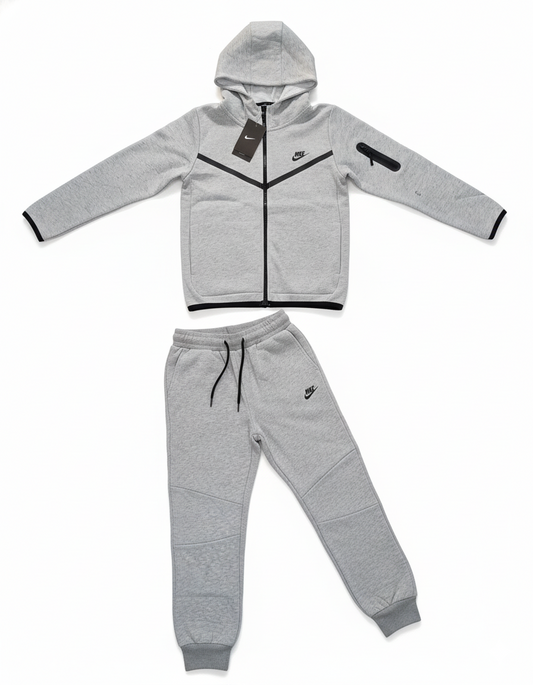 CONJUNTO SUDADERA NIKE GRIS 2