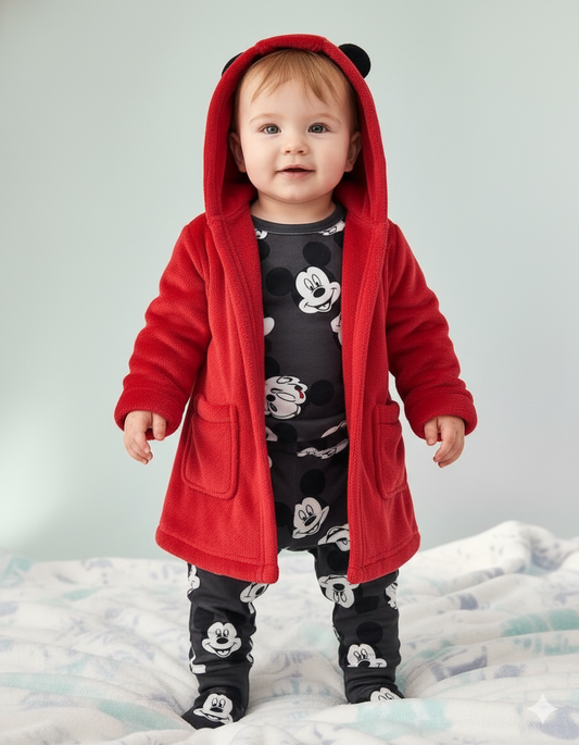 PIJAMA IMPORTADA 3 PIEZAS MICKEY MOUSE