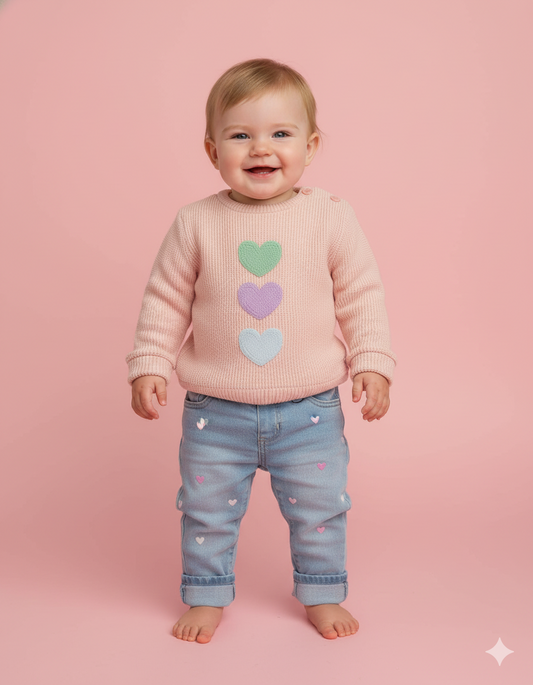 CONJUNTO IMPORTADO BUSO Y JEAN CORAZONES