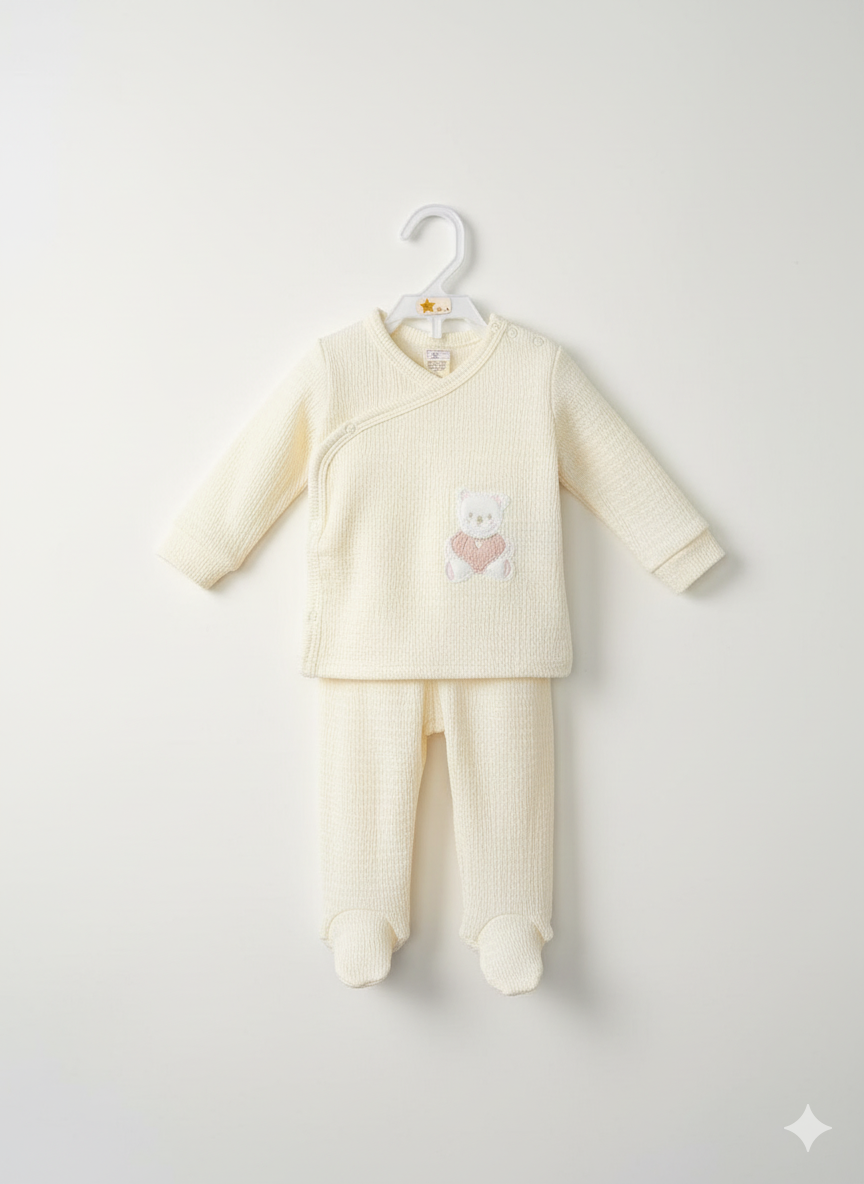 CONJUNTO 2 PIEZAS PIJAMA BODDIE BEIGE