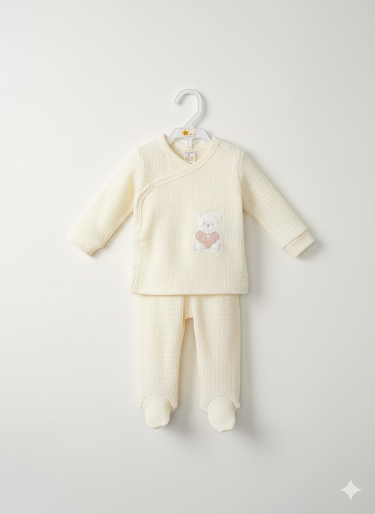 CONJUNTO 2 PIEZAS PIJAMA BODDIE BEIGE