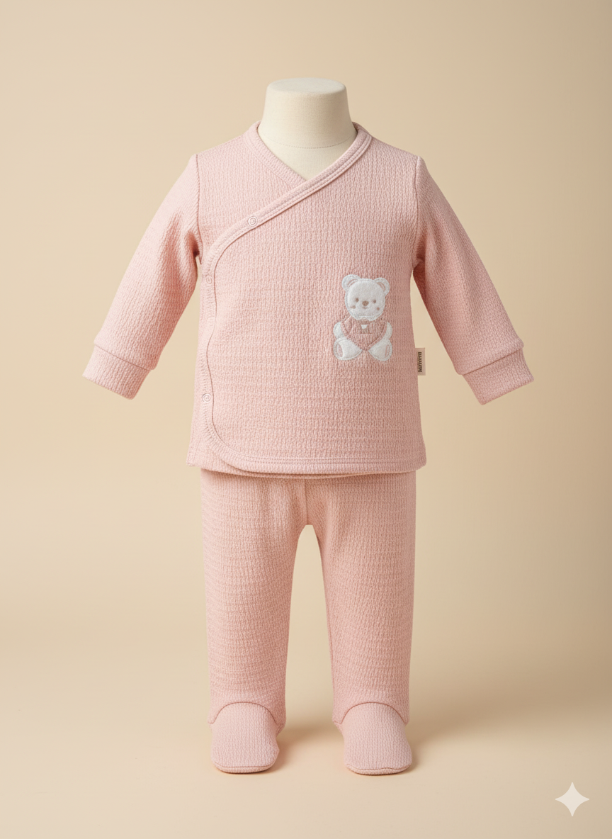 CONJUNTO 2 PIEZAS PIJAMA BODDIE ROSA