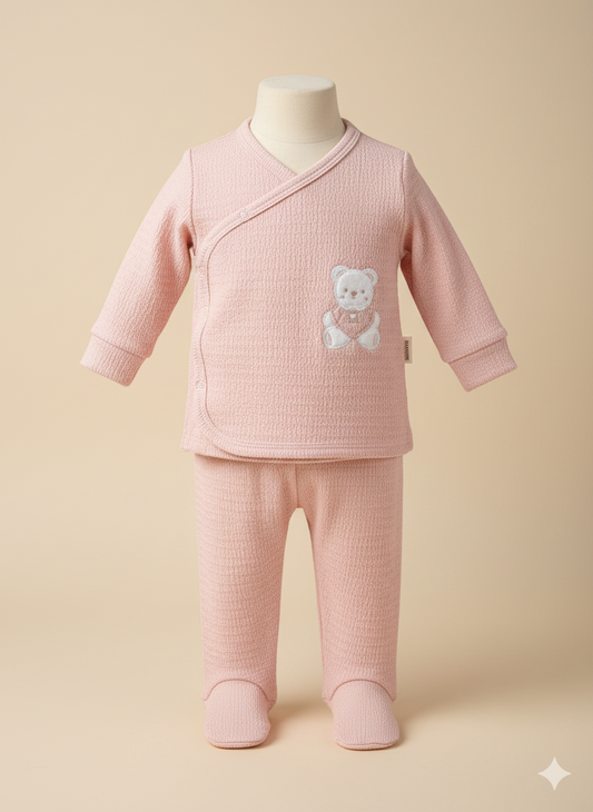 CONJUNTO 2 PIEZAS PIJAMA BODDIE ROSA