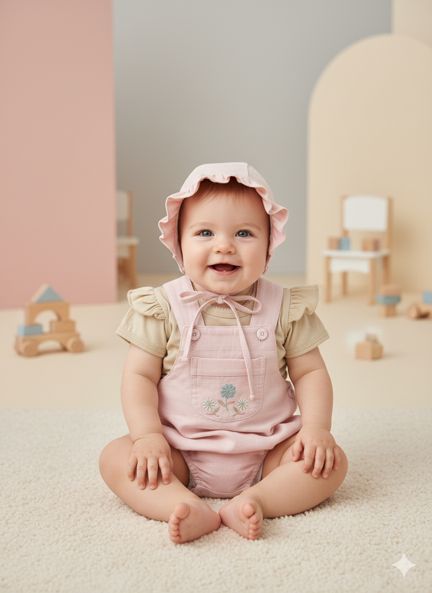 3 PIEZAS BODDY BRAGA Y GORRO