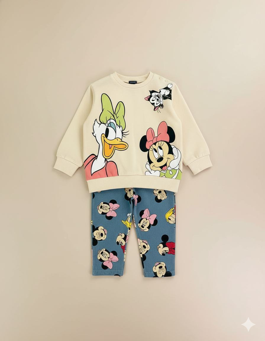CONJUNTO IMPORTADO BUSO Y JEAN MINNIE Y DAISY