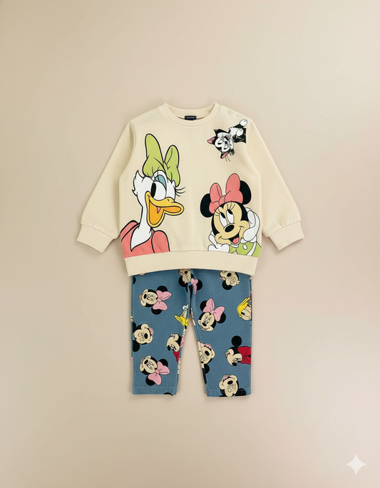 CONJUNTO IMPORTADO BUSO Y JEAN MINNIE Y DAISY