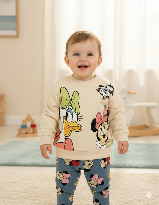 CONJUNTO IMPORTADO BUSO Y JEAN MINNIE Y DAISY