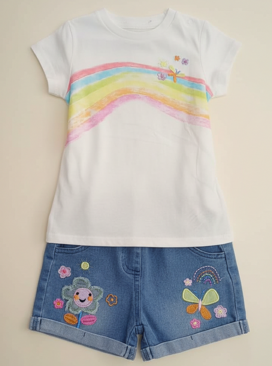 CONJUNTO IMPORTADO SHORT ARCOIRIS