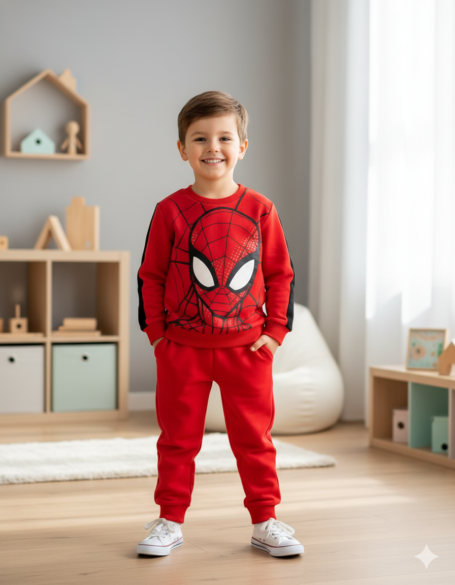 CONJUNTO SUDADERA SPIDERMAN