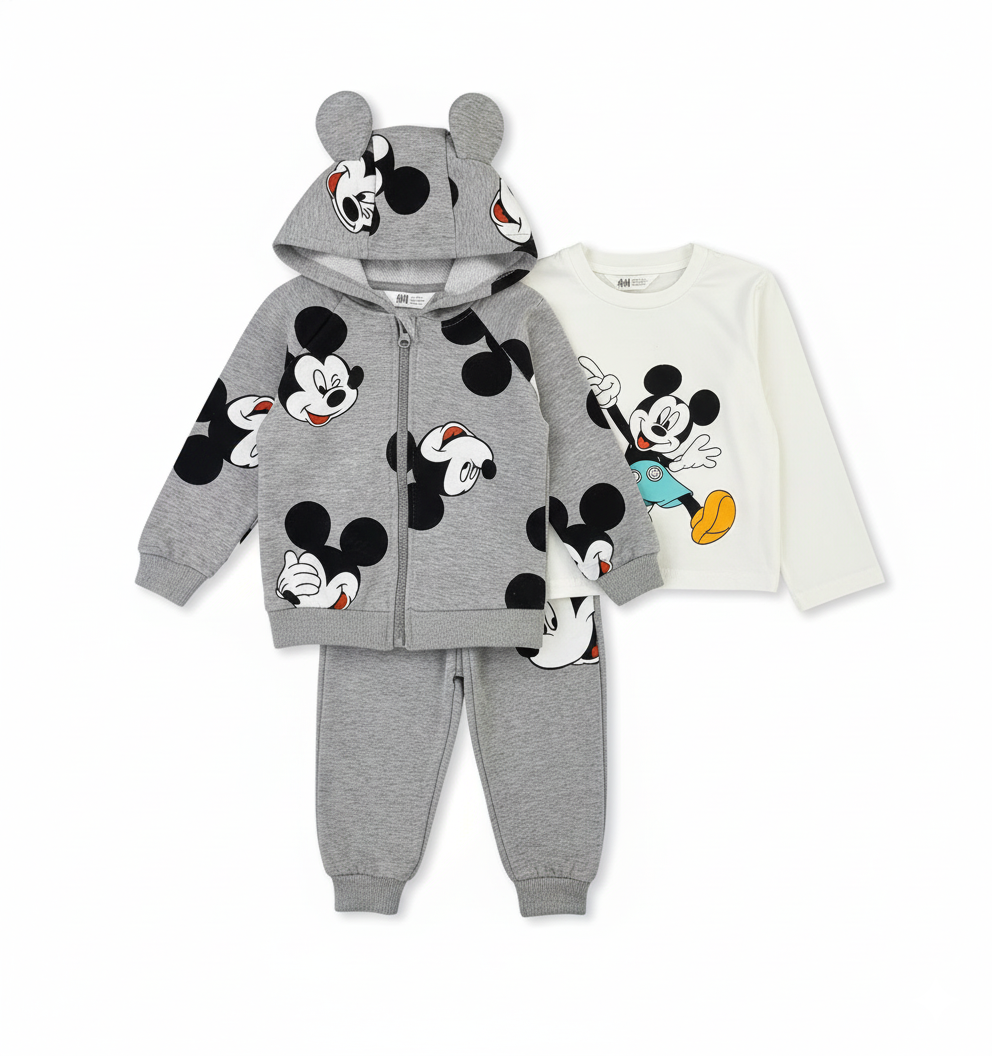 CONJUNTO SUDADERA MICKEY 3 PIEZAS