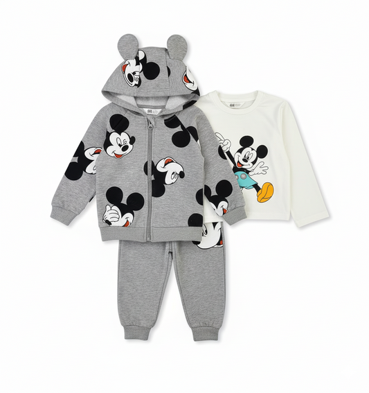 CONJUNTO SUDADERA MICKEY 3 PIEZAS