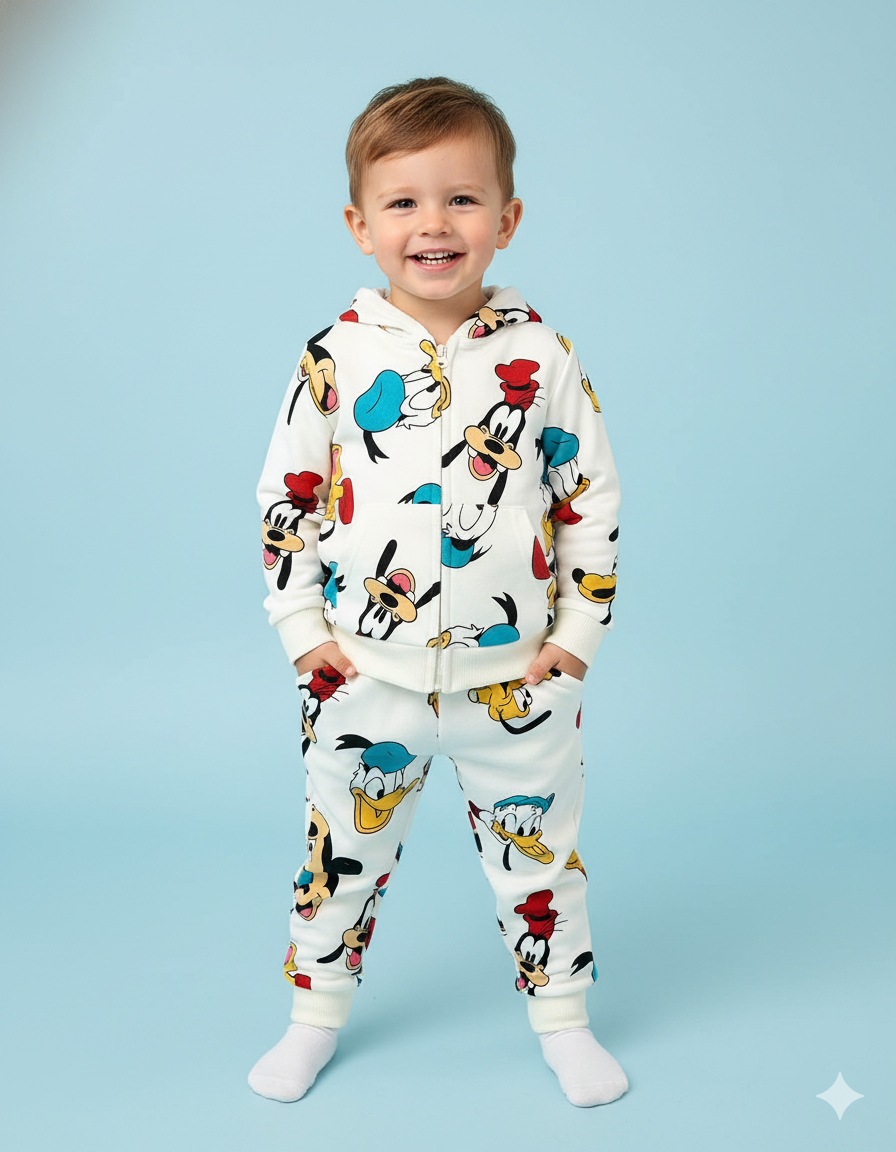 CONJUNTO SUDADERA GOOFI Y DONALD CREMALLERA