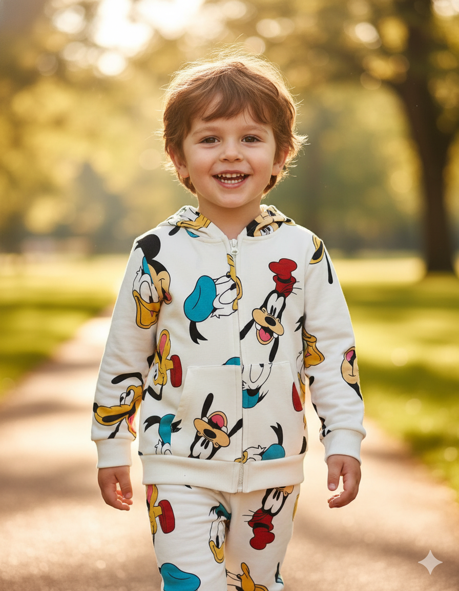 CONJUNTO SUDADERA GOOFI Y DONALD CREMALLERA